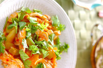 鶏肉の豆板醤炒め