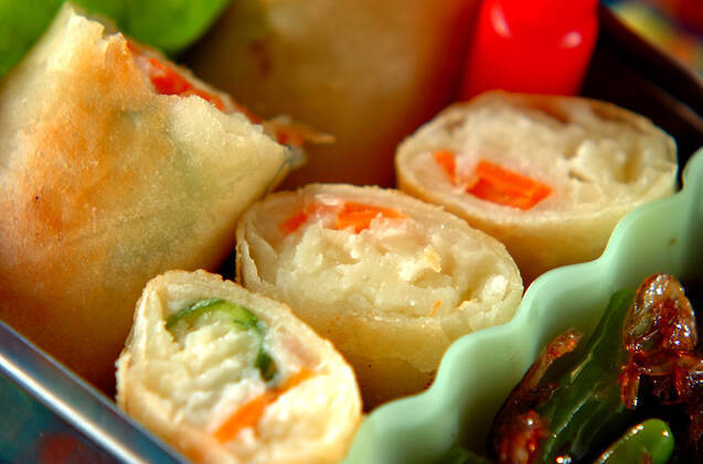 ポテサラ春巻き