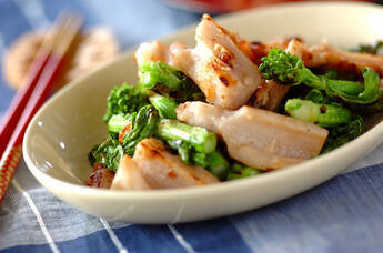 たたきレンコンのガーリック炒め