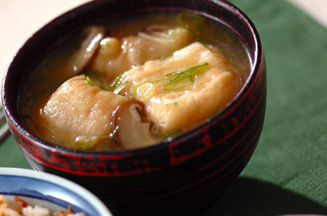 丁字麩のみそ汁