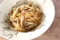 塩辛クリームパスタ