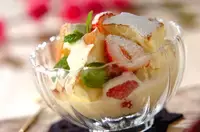 イチゴのトライフル