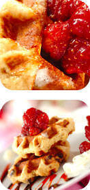 イチゴワッフル