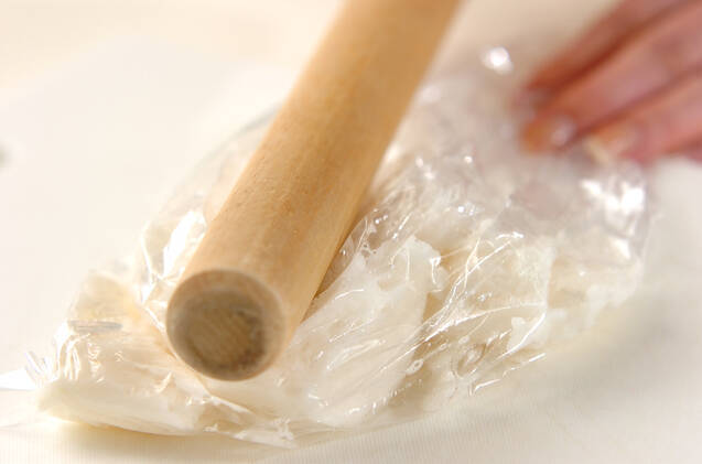 長芋のチリメン山椒和えの作り方の手順1