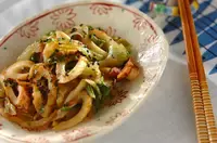 セロリのきんぴら