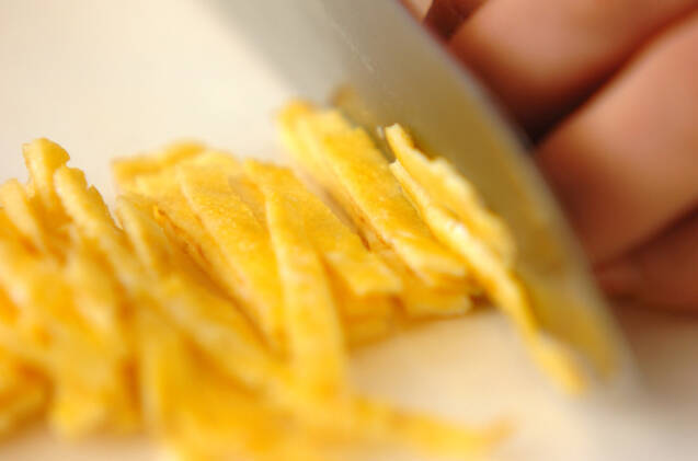 モヤシとハムのゴマ酢サラダの作り方の手順5