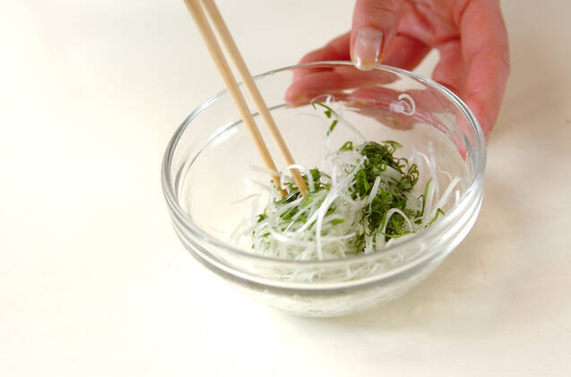 アジ丼の作り方の手順2