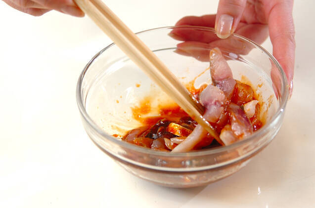 アジ丼の作り方の手順1