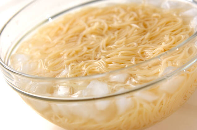 イカの冷製パスタの作り方の手順9