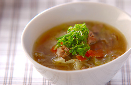 具だくさんの豚汁