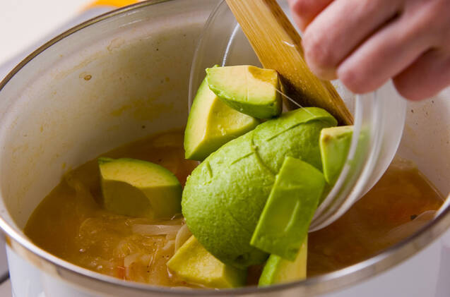 アボカド入りスープの作り方の手順5