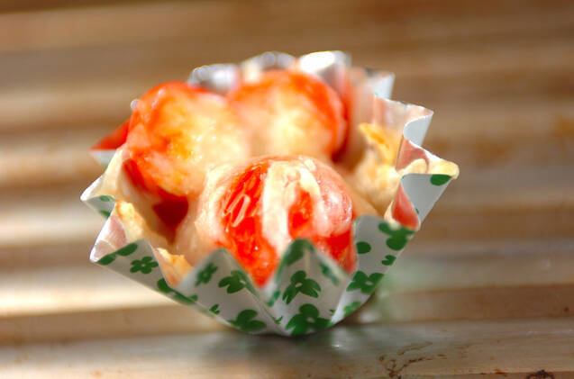 プチトマトのチーズ焼きの作り方の手順2