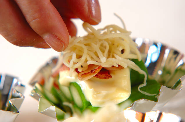 アスパラチーズ焼きの作り方の手順3