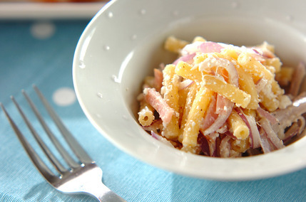 カッテージチーズのマカロニサラダ