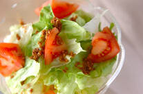 レタスのサラダ