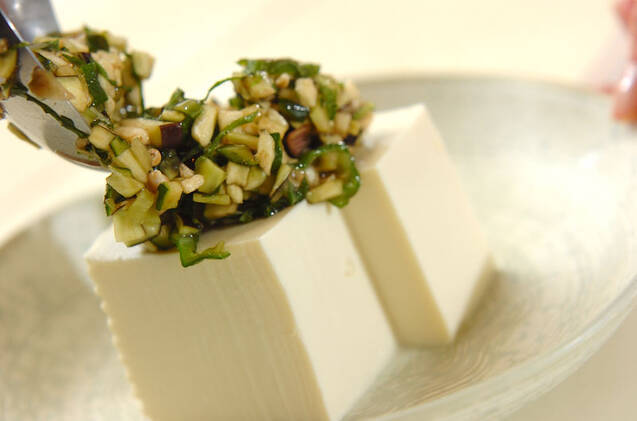 山形のだしのせ冷奴の作り方の手順8