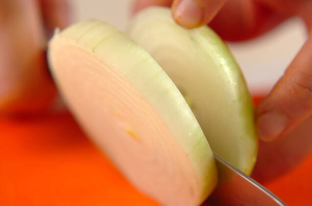 サクサク玉ネギ揚げの作り方の手順1