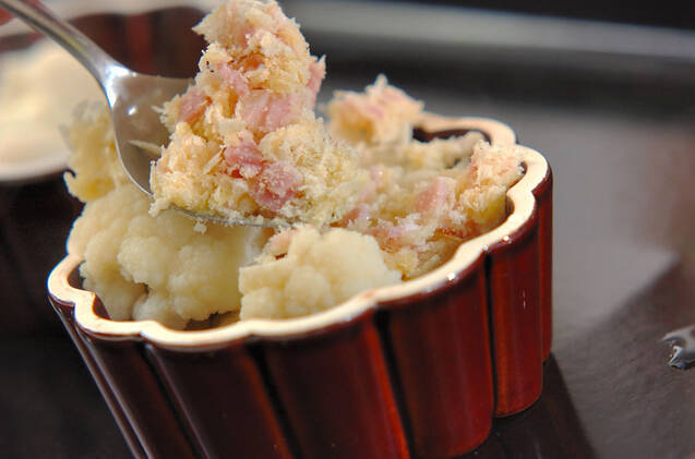 カリフラワーのサクサクパン粉焼きの作り方の手順5