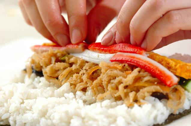 節分の恵方巻きの作り方の手順8