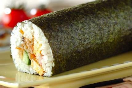 節分の恵方巻き