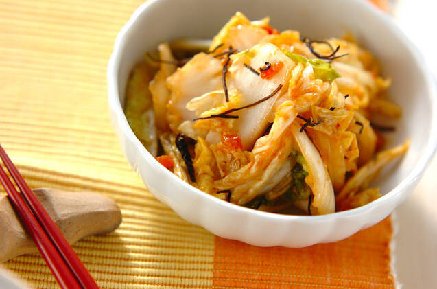 白菜のピリ辛和え