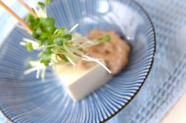 豆腐の納豆マヨのせの作り方の手順4