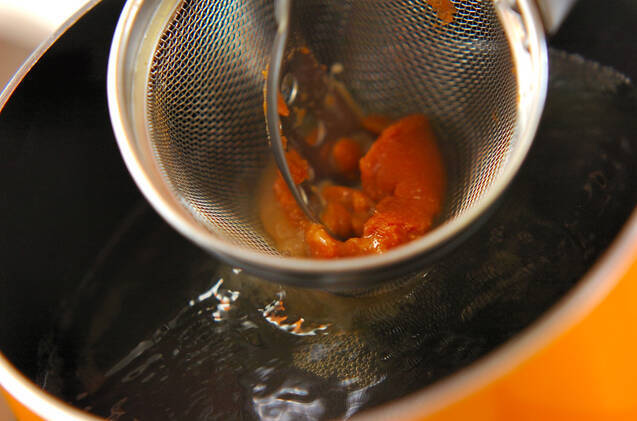 豆腐のみそ汁の作り方の手順2