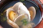 貝のお吸い物