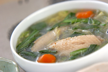 手羽と春雨のスープ