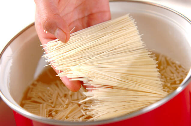 キムチ素麺汁の作り方の手順4