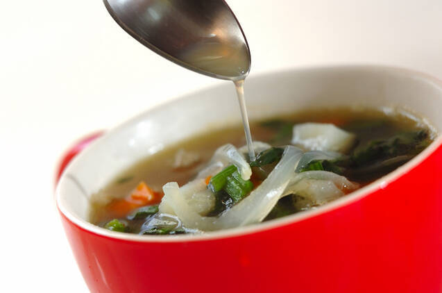 ホウレン草のスープの作り方の手順5
