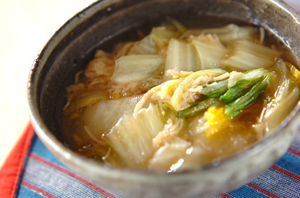 優しい味！白菜のホタテ煮