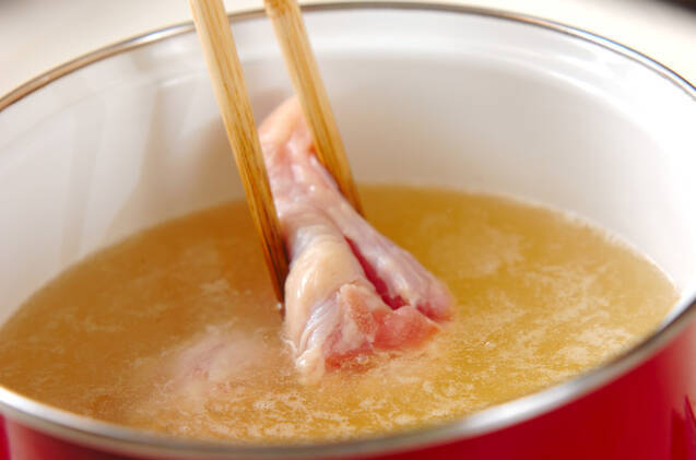 手羽元のスープ煮の作り方の手順7