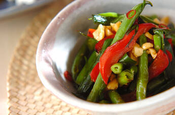 インゲンのきんぴら