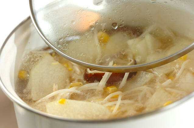 冬瓜の冷製スープ煮の作り方の手順3