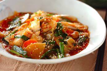 タラの具だくさんキムチ煮