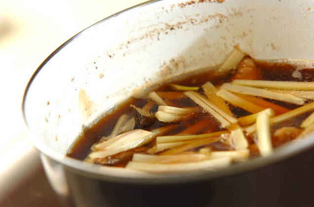 鯛のアラ炊きの作り方の手順4