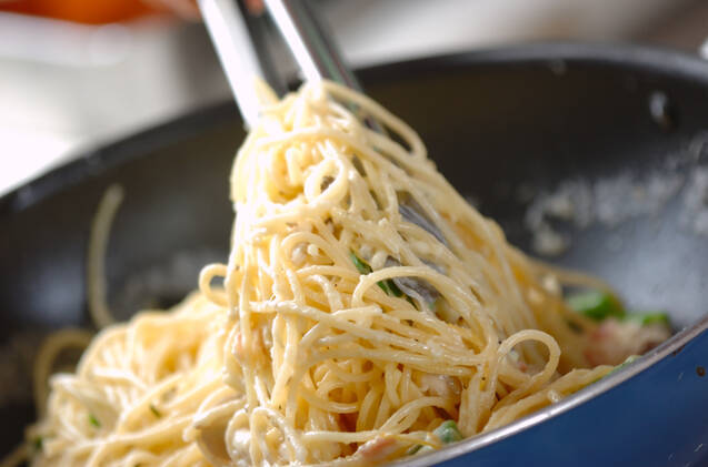 レモンクリームパスタの作り方の手順9