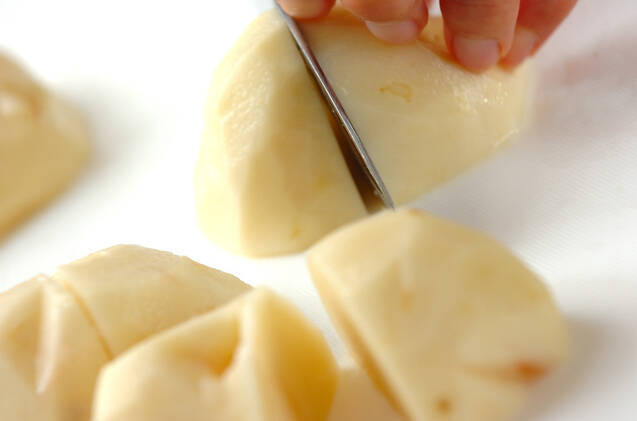 ジャガイモとクレソンのサラダの作り方の手順1