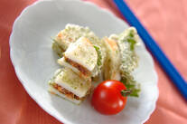 カマボコはさみ天ぷら