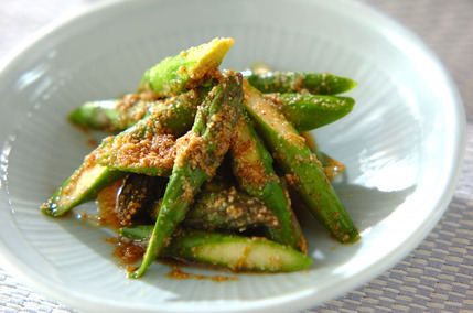 アスパラのゴマ和え
