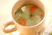 小カブの白みそ汁