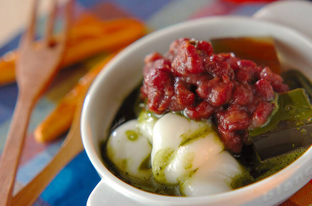 番茶カンと白玉団子