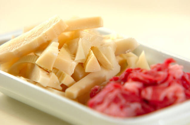 タケノコのきんぴらの作り方の手順1