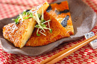 ジャガイモののりチーズ焼き