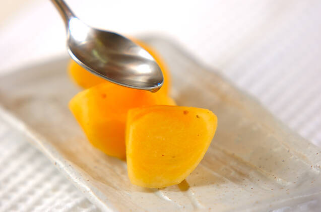 柿のリキュール風味の作り方の手順2