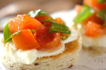 ケッカーソースのオープンサンド♪