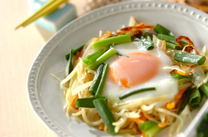 野菜の巣ごもり卵