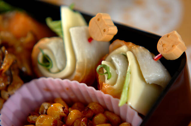 ちくわの大葉チーズ巻き