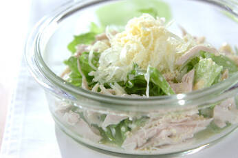 ささ身とレタスのサラダ